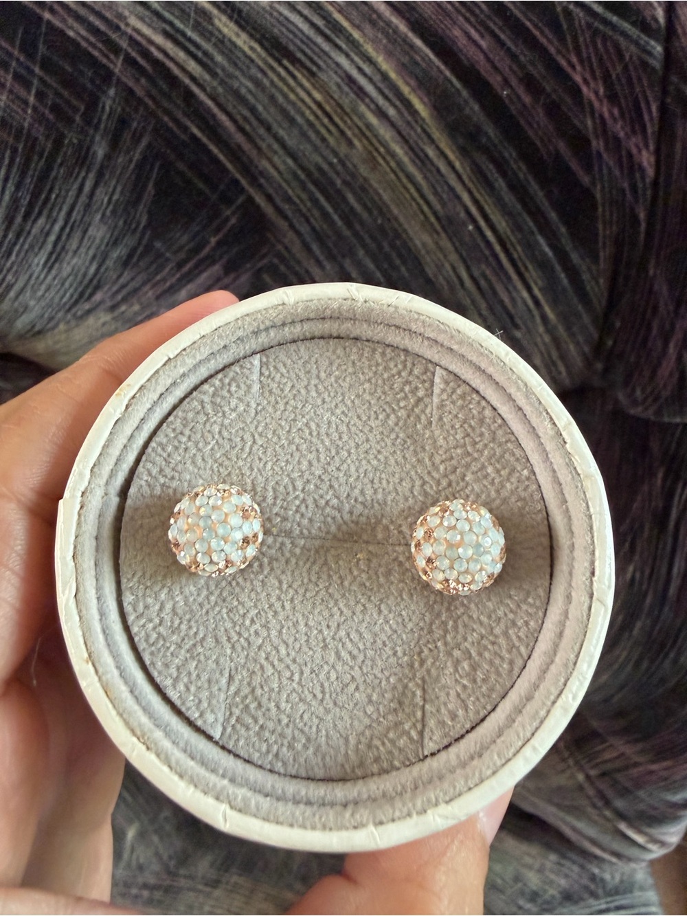 Hillberg & Berk Sparkle Ball Earrings